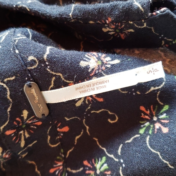 297 FREE PEOPLE Debby Dot Deeby Floral Romper Playsuit Black sz S Women's Casual - Picture 9 of 14